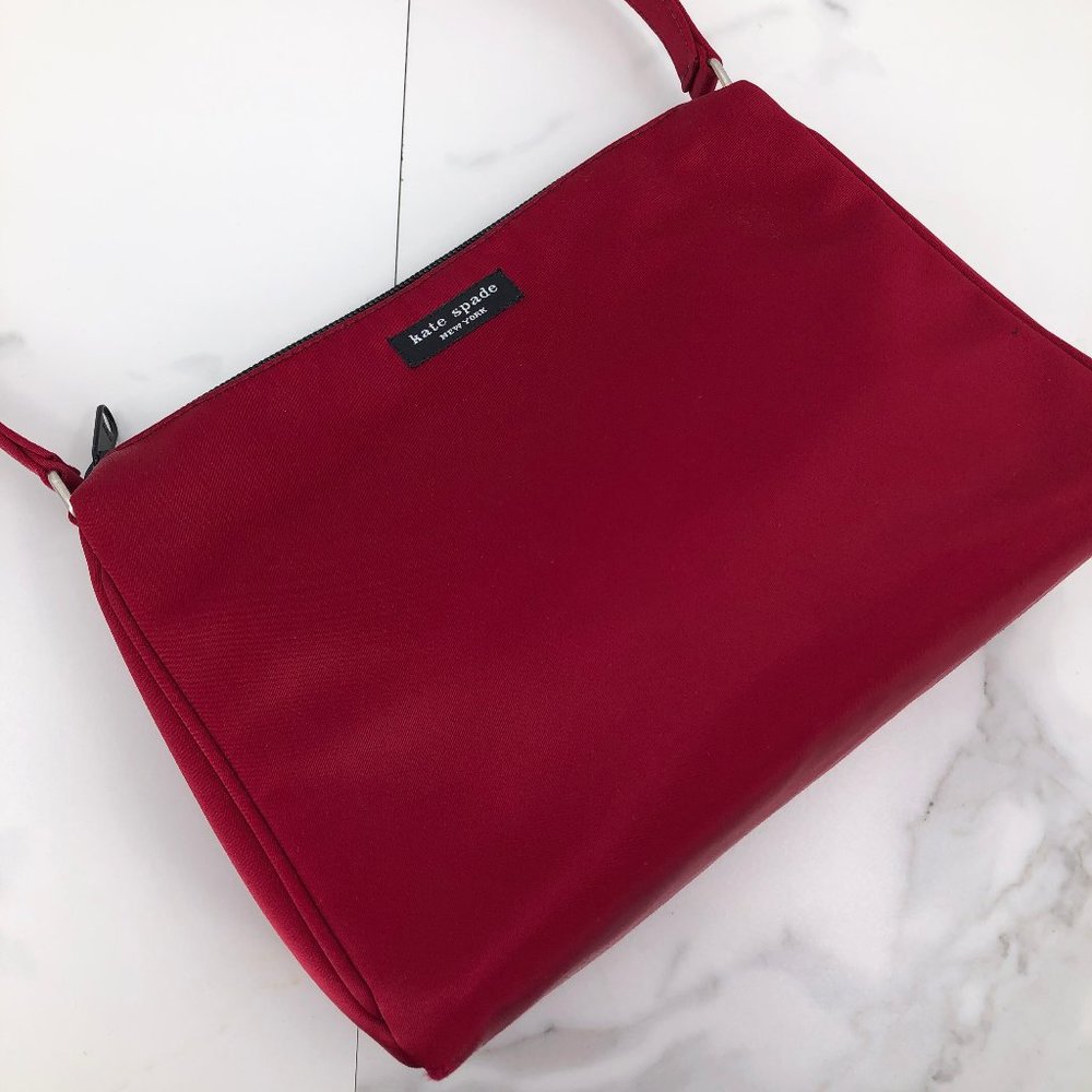 VGW-Kate Spade vintage nylon red shoulder bag